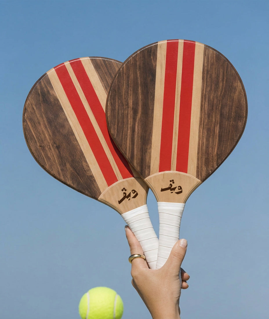 BAHR AHMAR Full Set – Includes 2 Rackets, Ball & WAVE Bag