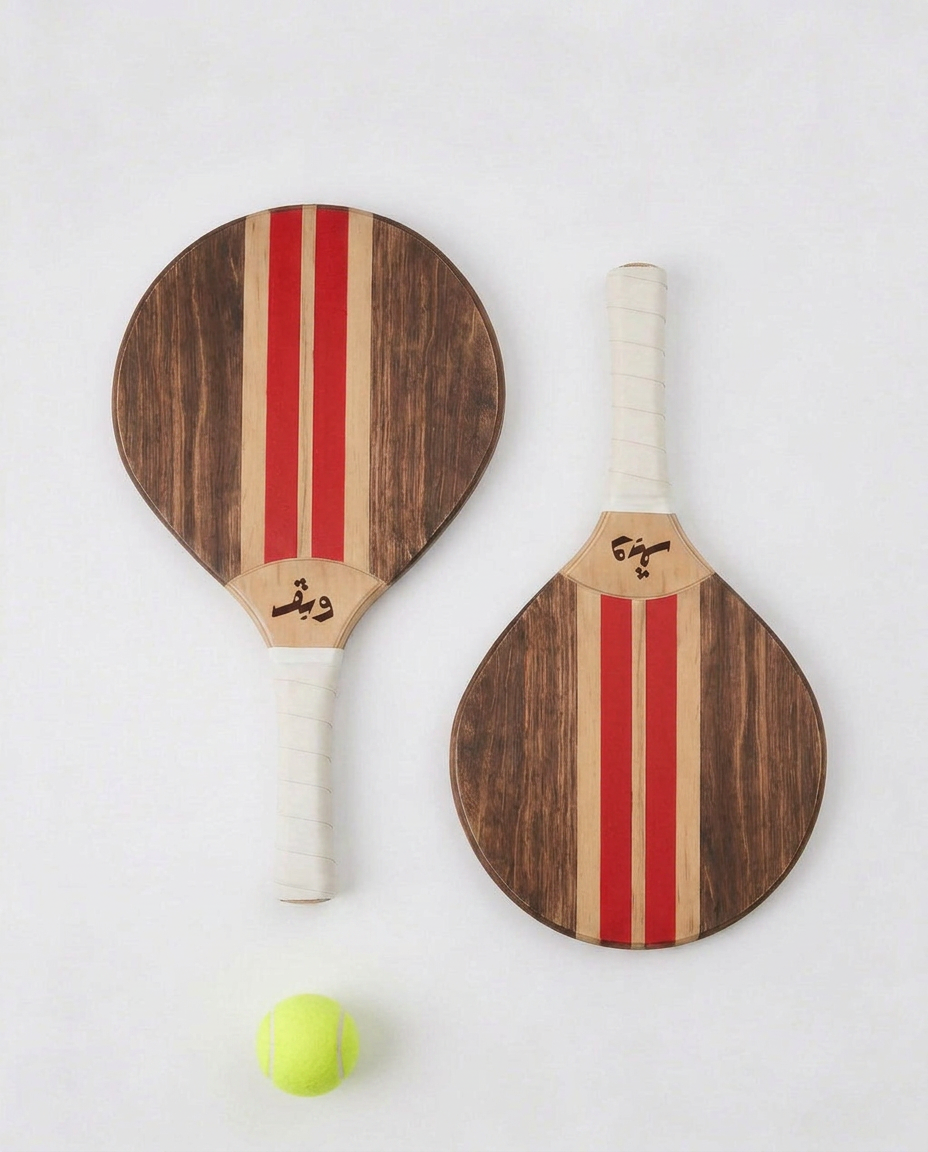 BAHR AHMAR Full Set – Includes 2 Rackets, Ball & WAVE Bag